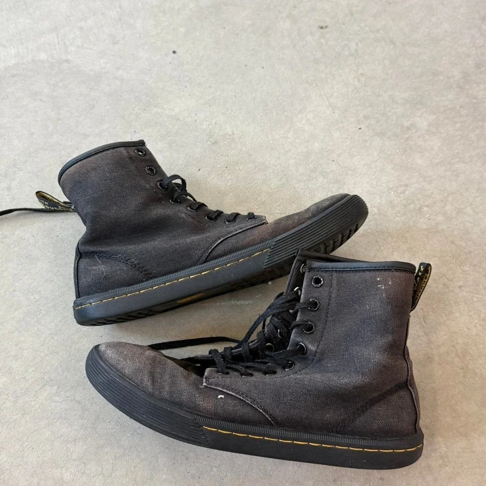 Dr. Martens black high top boots Size US 8 woman's